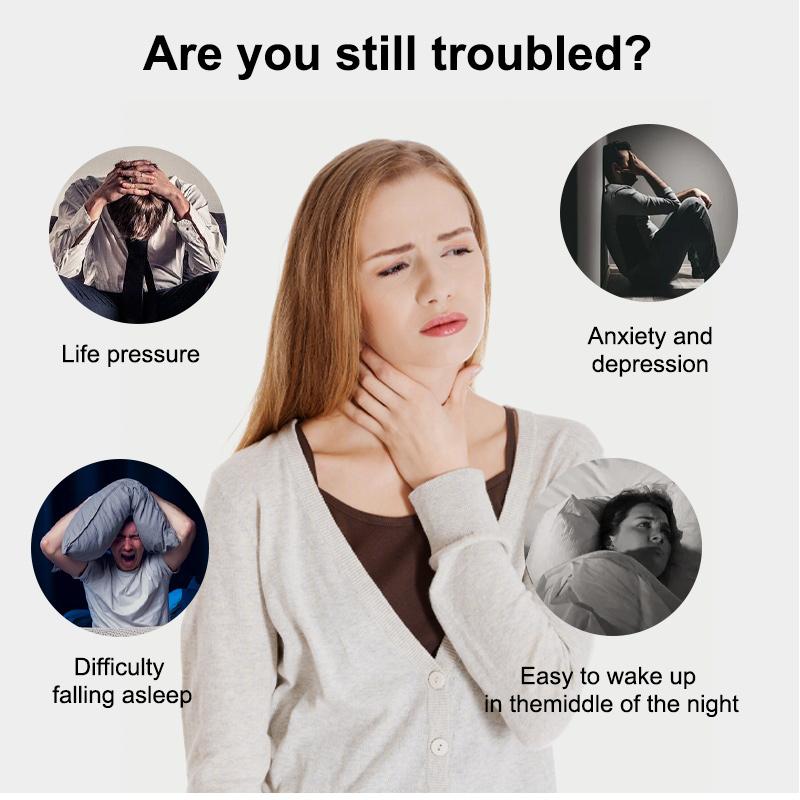 Microcurrent Handheld Smart Sleep Instrument Portable Electronic Pulse Microcurrent Massage Instrument Sleep decompressionDevice