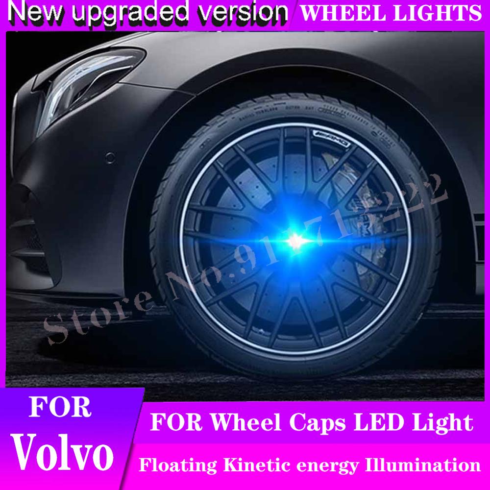 

4 шт. Плавающий светодиодный свет ступицы с подсветкой Центральные колпачки автомобильных колес подходят для D / S V / olvo S40S60S70S80S90V40V50V60V70V80XC60XC70XC70XC90