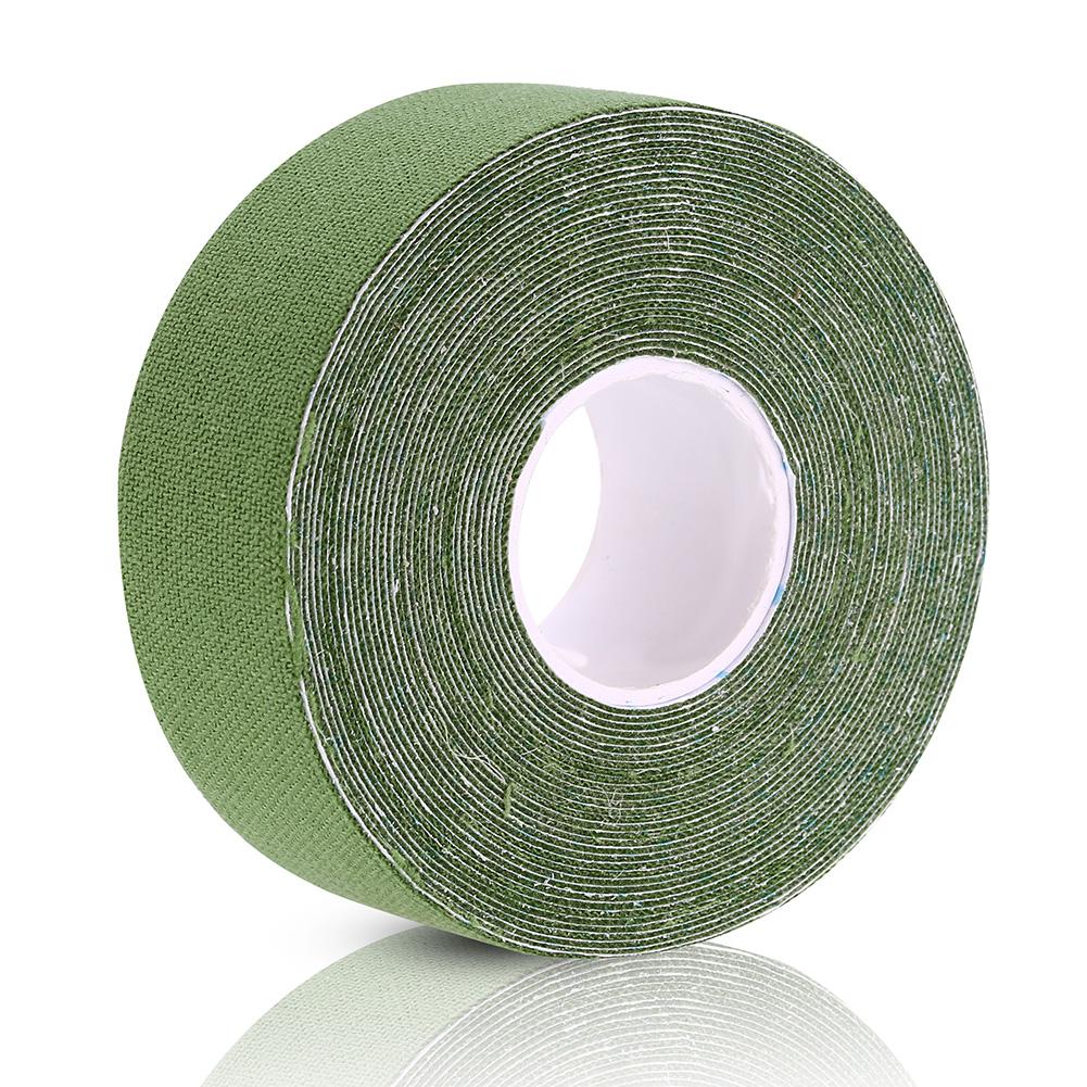 1Roll Cotton Elastic Adhesive Strain Injury Muscle Sports Sticker Bandage Tape (Light Green)