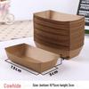 COFLYEE Disposable Kraft Paper Boat Boxes