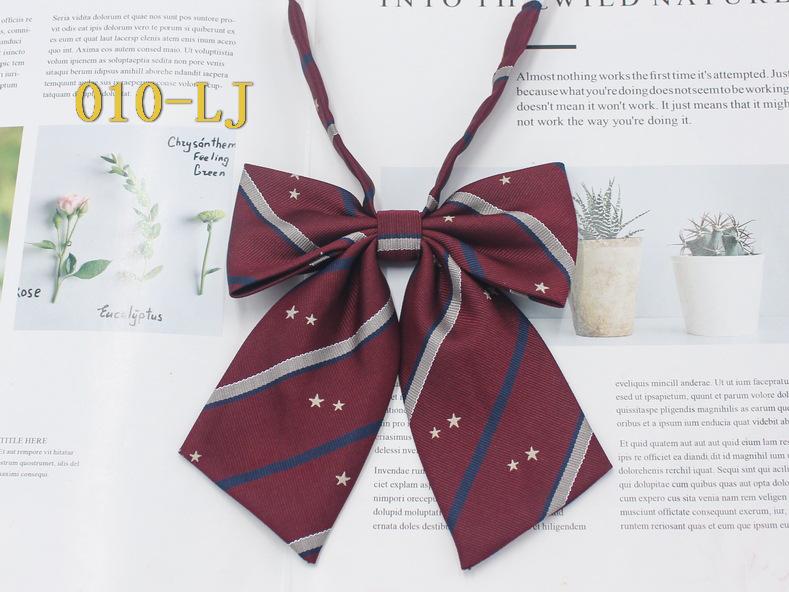 Plaid Flower Collar Bow Tie - Korean Fashion Harajuku Style for Women & Students.