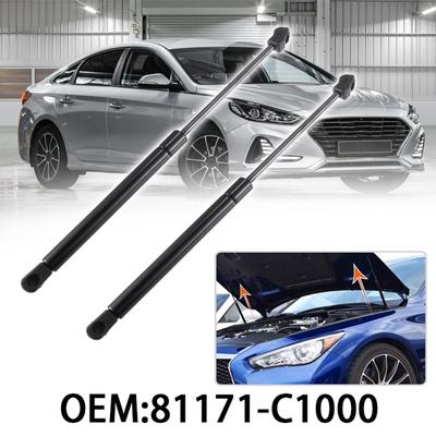 Auto Front Hood Lift Supports Struts Compatible-for Hyundai-Sonata 2015-2017 Durable Part Number 81171-C1000 81161-C1000