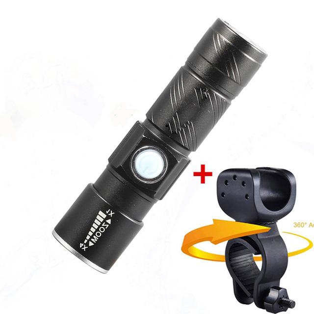 ZK30 3 v 1 8000 lumenů Světlo na kolo USB dobíjecí LED Vodotěsné Super jasné Zoomovací světlomet Zadní světlo MTB Světlo na kolo2