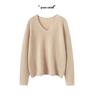 Women's 100% Pure Cashmere V-Neck Sweater - Autumn/Winter Knitwear Pullover