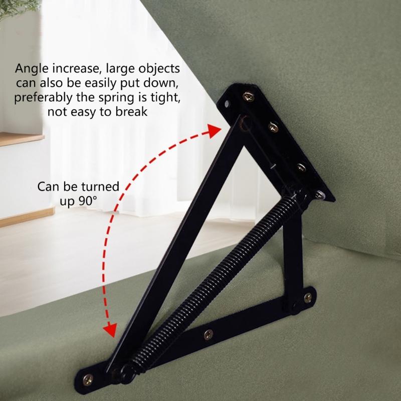 Sturdy Bed Hinges with High Strength Spring Accessory for Various Furniture Types Including Sofas and Foldable Bed