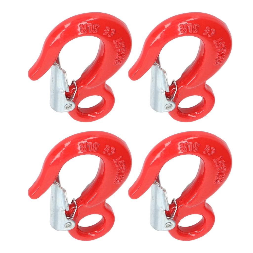 4Pcs Slip Hook Thickened Sturdy High Temperature Quenching Convenient Safe Hoist Sling Hook