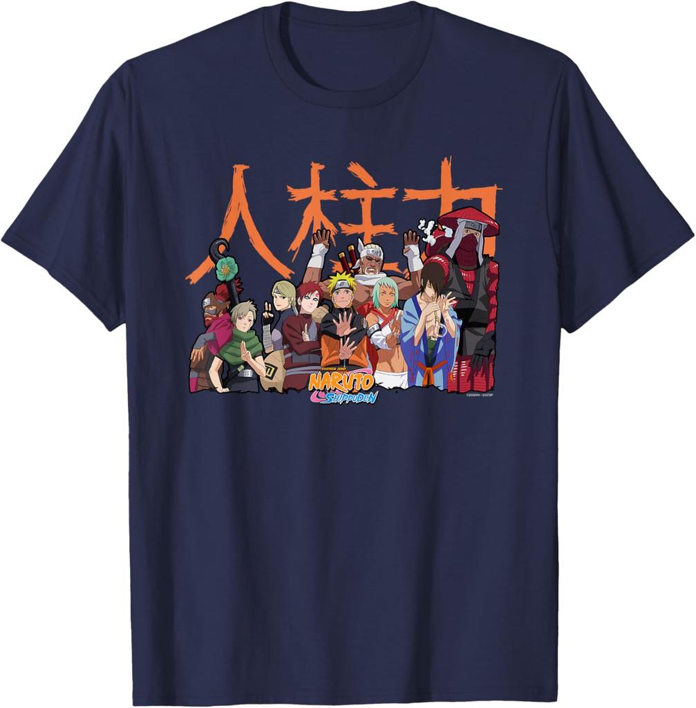 Naruto Shippuden Jinchuuriki Group Anime Tshirt S6xl