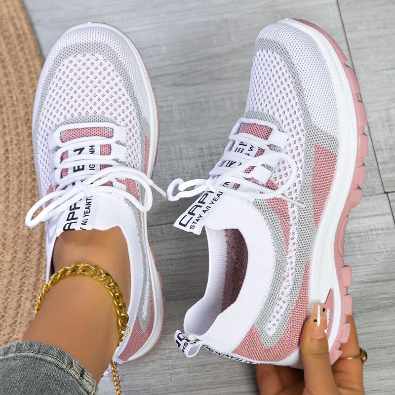 

Жіночі кросівки великого розміру з сітки Fly Knit - Легкі, зручні, універсальні повсякденні туфлі Size 37