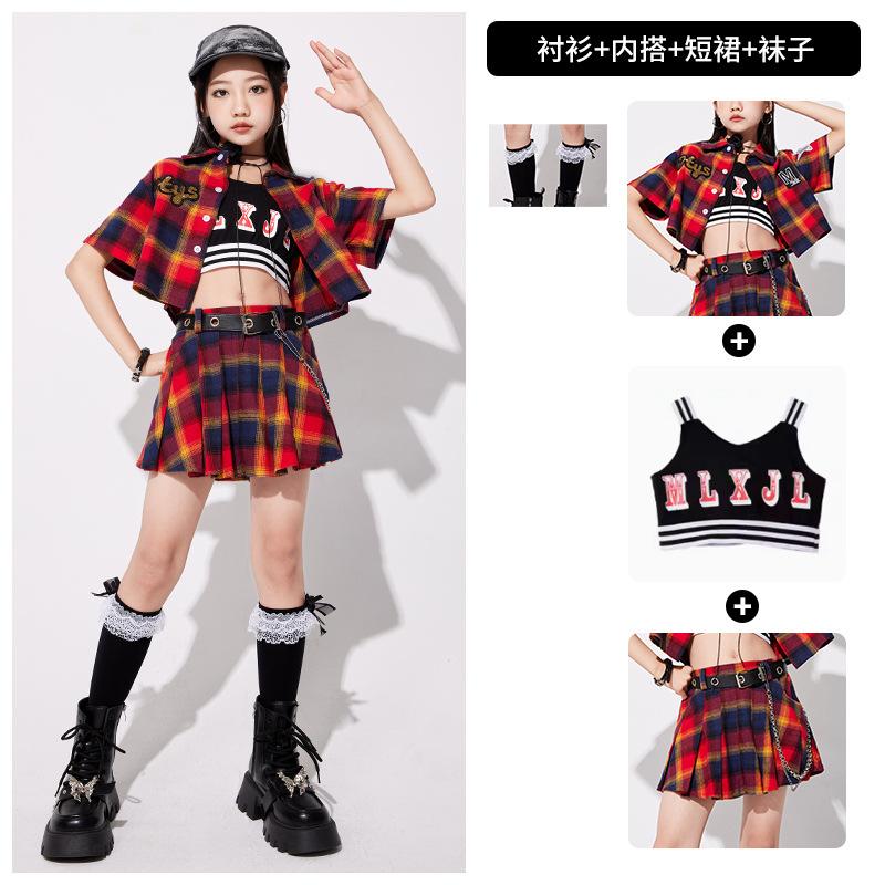 Hip-Hop Children'S Trendy Costumes, Boys' Suits, Hiphop Children'S Clothing, Hip-Hop Catwalk Girls, Jazz Drums