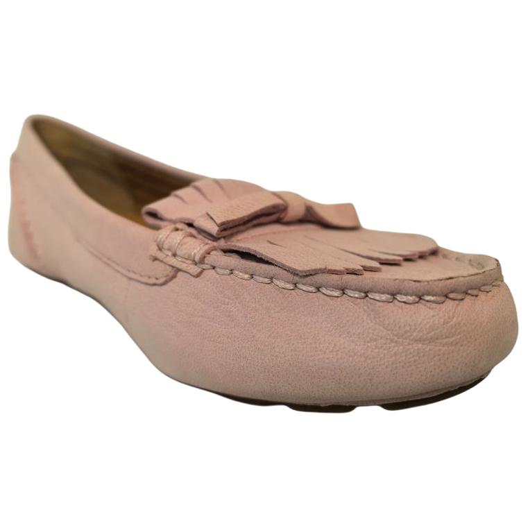 UGG Mocassini Slip-On in Pelle di Pecora Whitley Driver Donna Mocassini Rosa 1095532-SLPN