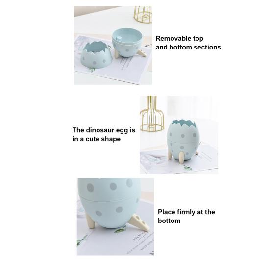 Egg Pen Holder Detachable Stationery Storage Box Practical Desk Organizer