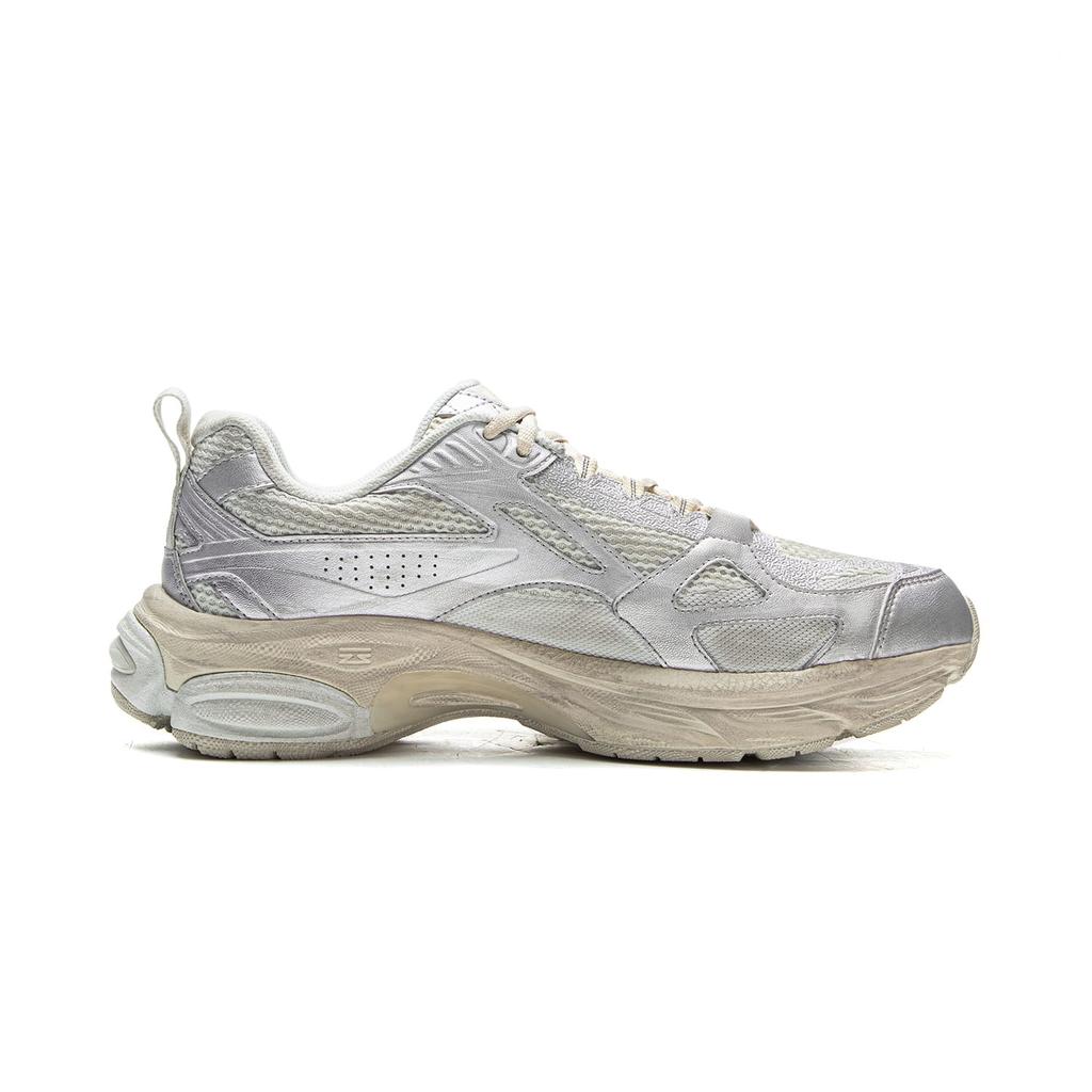 Li Ning Fuyao Boom Low Top Running Shoes Men's Gray Silver ARXV005-1