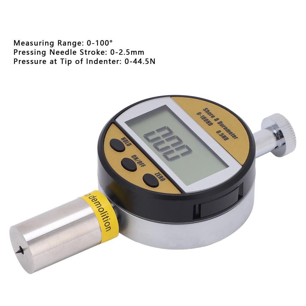 LXDD 044.5N Digital Hardness Tester Gauge Meter for Plastic Rubber Resin Testing