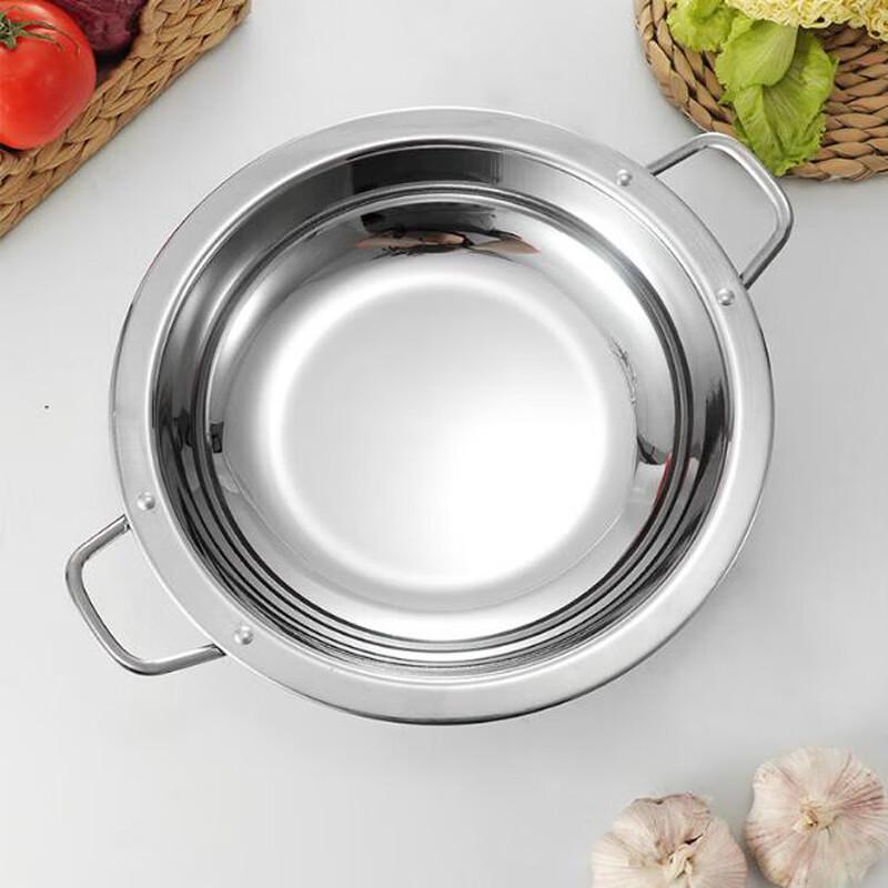 LISM Stainless Steel Wide-Rim Pot