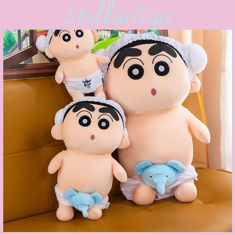 Crayon Shinchan Plush Bathing Doll With Soft Crystal Cotton For Kids And Teens