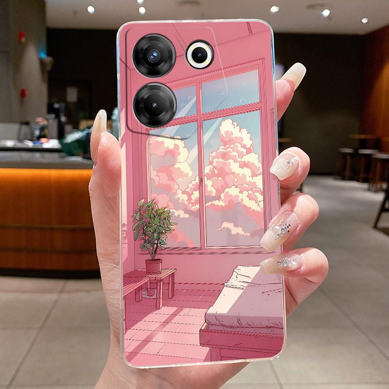 Hülle Für Tecno Camon 20 Pro 5G Hülle CK8n Ästhetisch Süß Cool Jungen Mädchen Transparente Rückseite Tecno Camon 20s Pro 5G Handyhülle