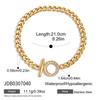 Youthway Delicate Zircon Tennis Bracelet For Women Minimalist 18K Gold PVD Plated Stainless Steel Bracelet Fashion Jewelry Gift