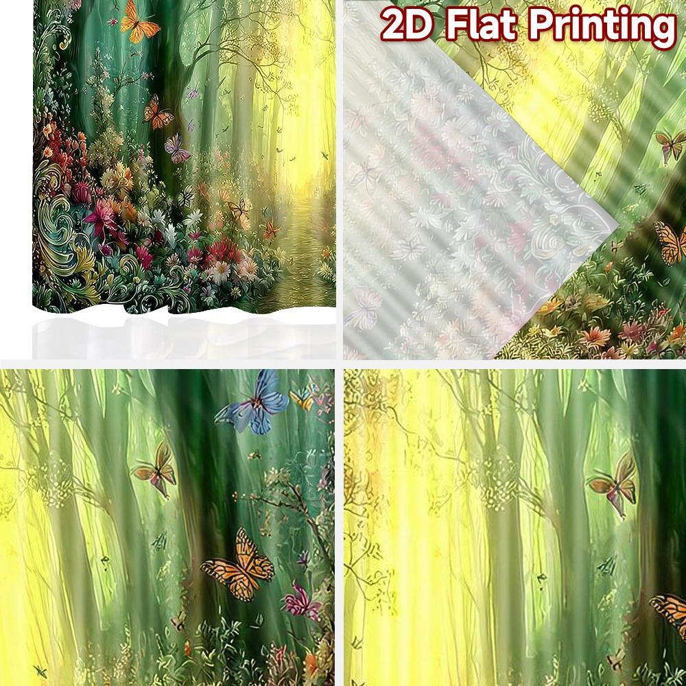 2D flat Photography Backdrop Popular Tapestry Enchanted Forest Blossoms 100% Polyester Birthday Party for Holiday home decor