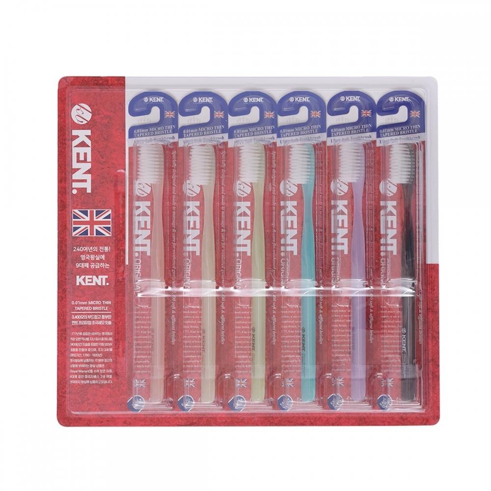 

Оригинальная сверхтонкая зубная щетка Kent s, набор из 6 предметов