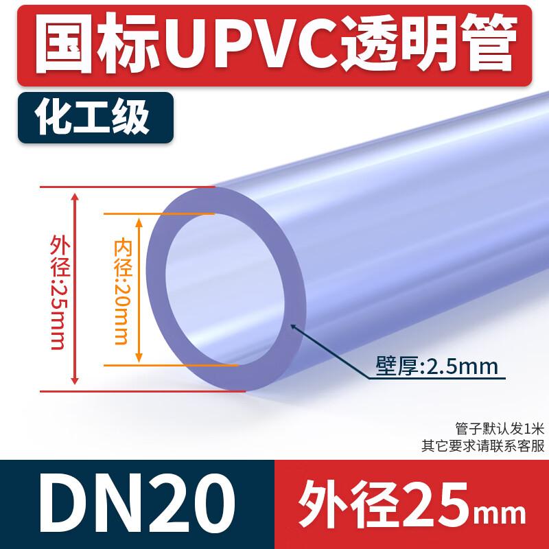 Transparent PVC Hard Water Supply Pipe