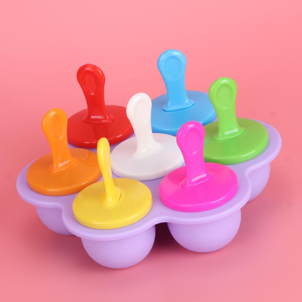 Household Reusable Silicone Ice Cream Molds   Making Mold Tool Kitchen Supplies