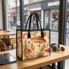 Vintage Mushroom Print Casual Tote Bag for Outdoor Shopping Daily Use