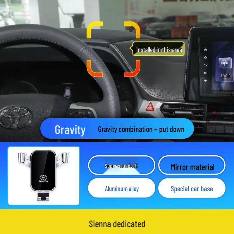 Car Phone Holder for 2021 Toyota Corolla, Levin, RAV4, Wildlander, and Camry