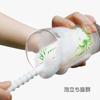 EDISONmama Silicone Brush L Size Bottle Water My Glass Baby Use Reaches Deep Soft Hygienic Quick Dry Green