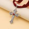 Rhinestone Cross Pendant Necklace Fashion Collar Necklace Jewelry for Women Girl