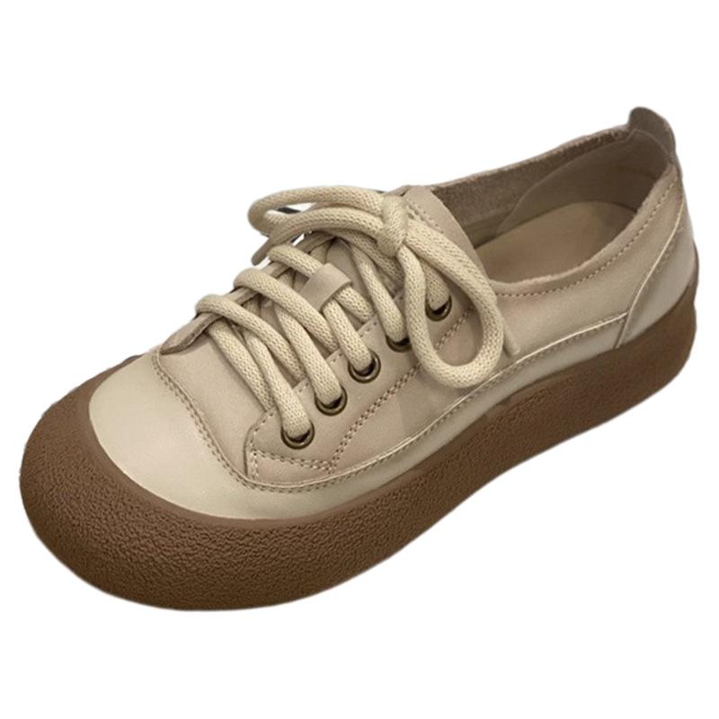 Retro ugly cute thick baseplate shoes women's autumn new soft sole versatile casual sports women's shoes