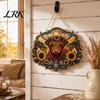 Semplice Bellissimo Ciondolo Mucca delle Highlands Diamond Art Ornamento da Appendere, Decorazione Girasoli, Ornamento Estetico Decorativo Creativo per Ufficio per Casa