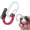 Aluminium Karabiner Multifunktion Outdoor Reisen Schnellhänge Externe Schnalle 2 Stück(rot )