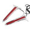 2pcs Motorcycle Rear Saddlebag Side Accents Tail Brake Lights for Harley-Davidson Touring Street Electra Glides Road Kings