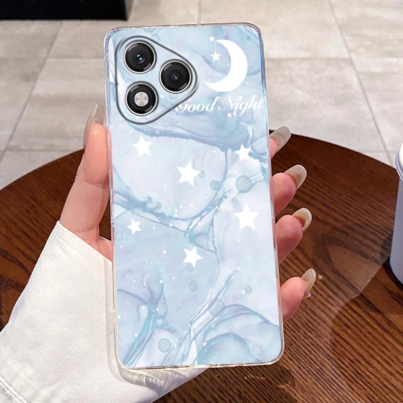 Casing For Honor 400 Lite Case ABR-NX1 Aesthetic Fashion Cute Cat Soft Silicone Back Cover Honor 400Lite Transparent Phone Case