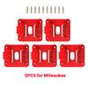 5PCS Battery Holder Storage Rack for Dewalt/Makita/Milwaukee 14.4V 18V Li-ion Battery Wall Mount Tool Bracket Fixing