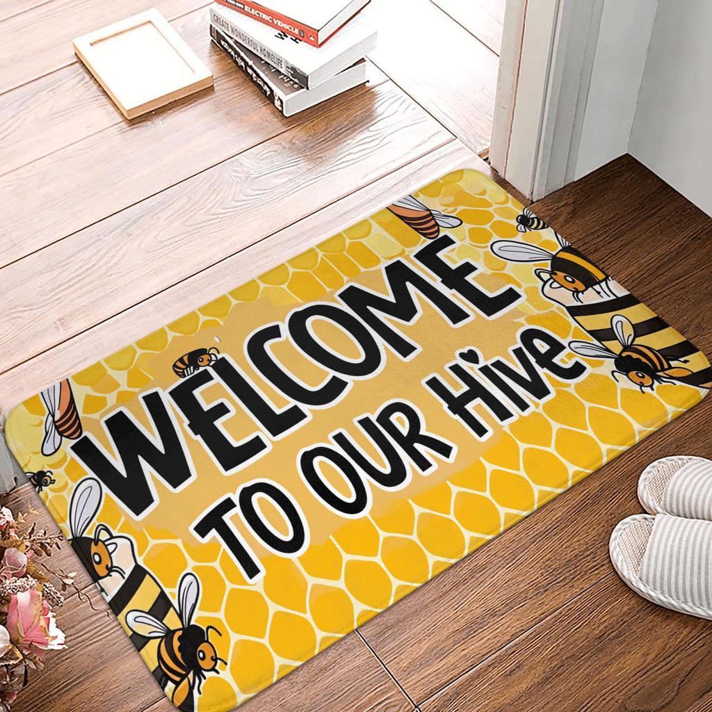 Psychedelic 3D Snow Wolf Animal Floor Door Bath Kitchen Mats Anti-Slip Indoor Wolf Lover Doormat Toilet Entrance Carpet Rug