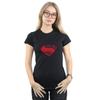 DC Comics Womens/Ladies Justice League Movie Superman Logo Cotton T-Shirt