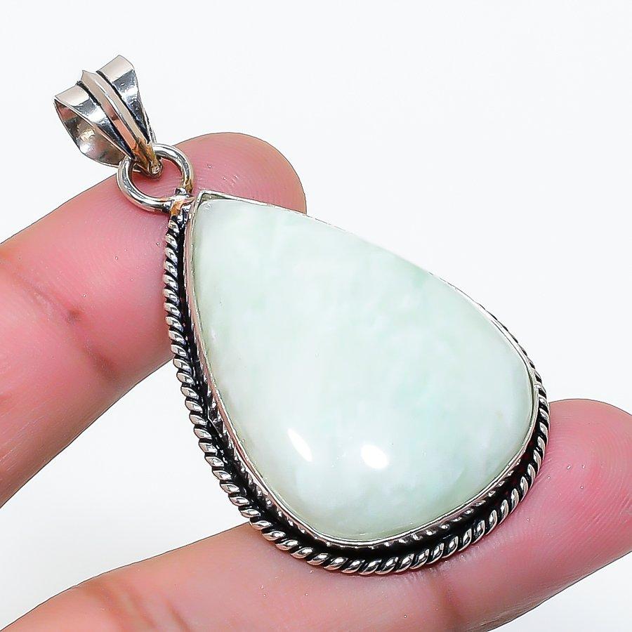 Natural Hememorphite Gemstone Handmade 925 Sterling Silver Pendant 2.01 AP-15713