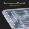 1000ml 5-Compartment Disposable Plastic Lunch Box