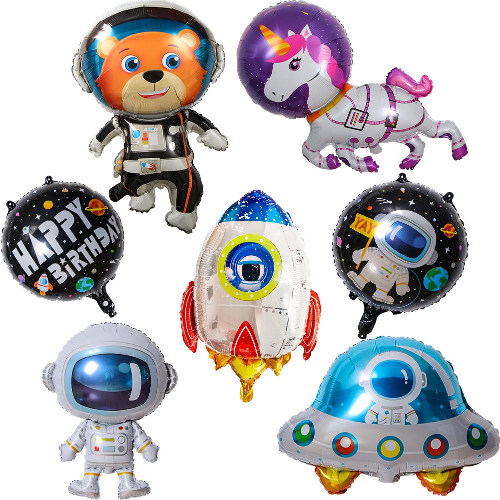 

18 Space Astronaut UFO Balloon - Children s Party Decoration