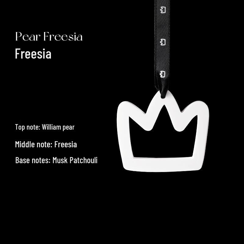 Crown Plaster Car Freshener: Long-lasting Aromatherapy Stone for Odor Removal and Wardrobe Freshness.