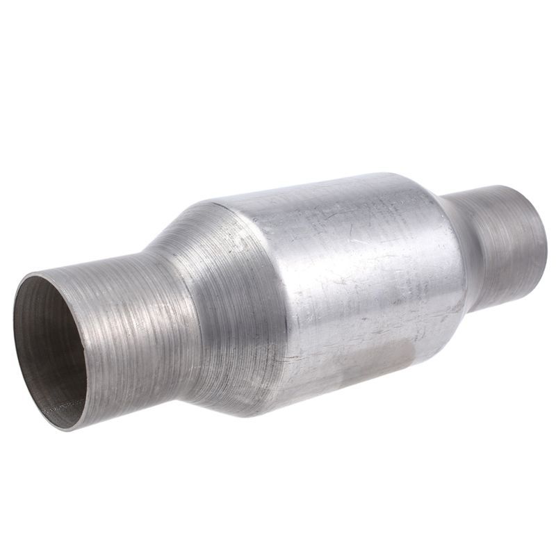 AA92-2.5Inch Spun Universal Catalytic Converter High Flow Stainless Steel 425250 Exhaust Catalytic Converter