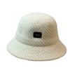 Autumn and Winter Versatile Iron Label Fisherman Hat Stylish and Fashionable Bucket Hat Foldable Warm and Windproof In Winter