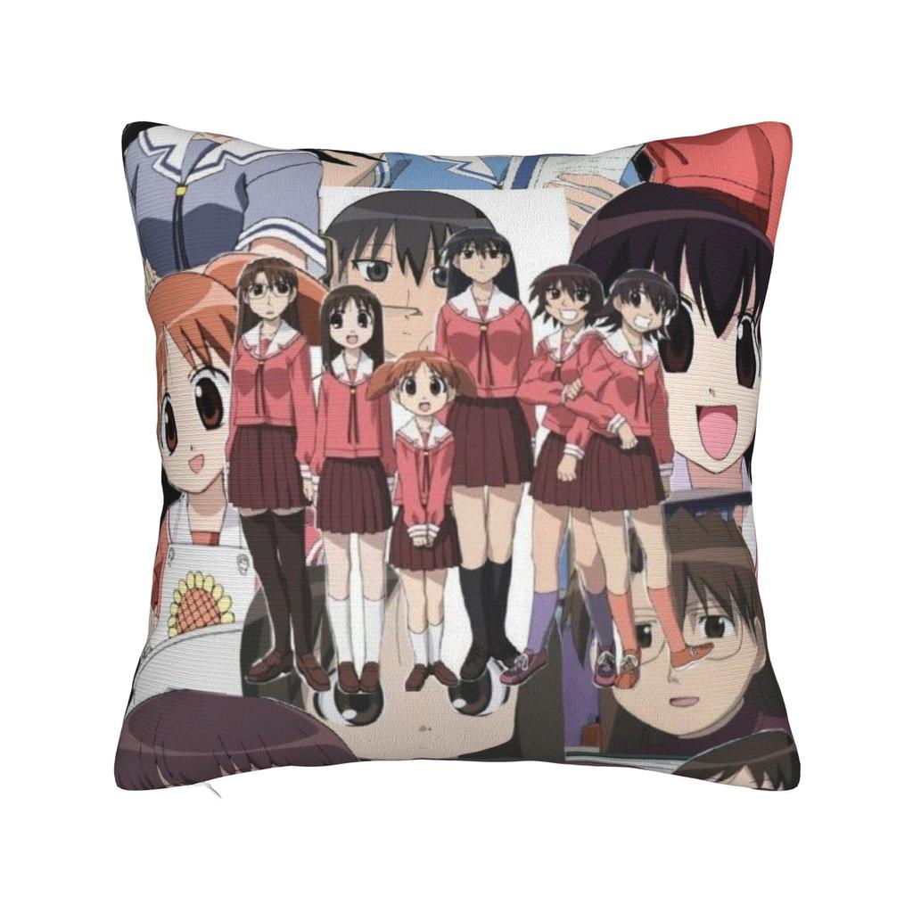 Pillow Case Osaka Azumanga Daioh Peeker Design Pillow Cover For Living Room Chair Retro Trendy Pillowcases