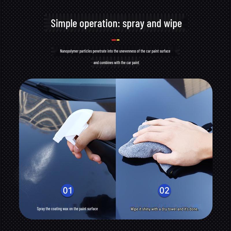 Nano Crystal Wax Car Coating: Paint Maintenance & Surface Seal Spray