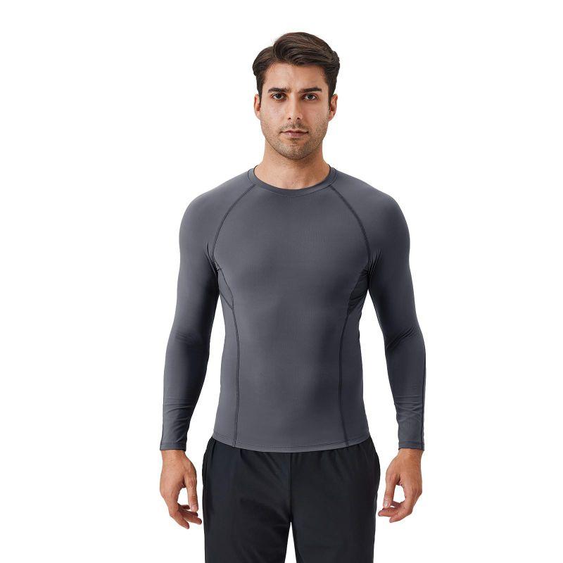 Men's Sports Fitness Top Outdoor Training Tight Compression Quick Dry Sweatshirt