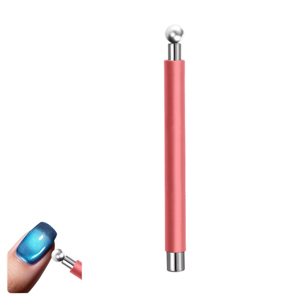 1Pc Cat Eye Nail Magnet Tool Set, French Tips Cat Eye Heart Magnets Nail Magnet Stick Cat Eye Gel Polish Magnets Tools Manicure