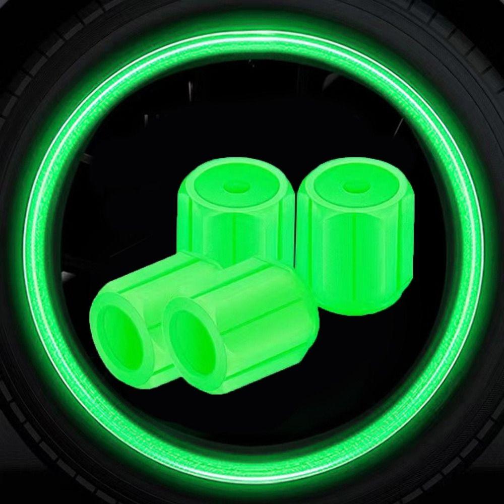 Parts Tires Accessories Tire Valve Stem Caps Tyre Stem Cover Stem Air Valve Caps Luminous Valve Cap