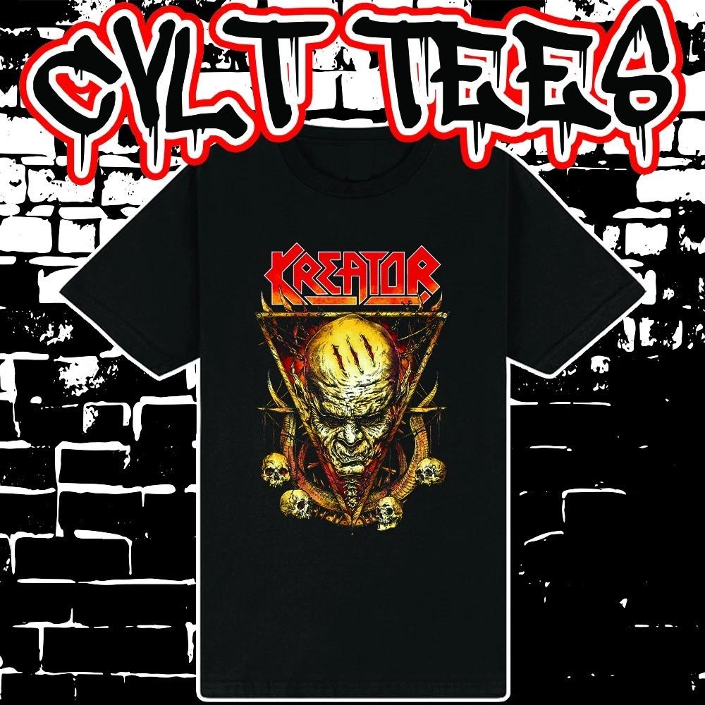 Men s and Women s T-shirts Kreator style Band Tee ~ 100% Cotton XXXXL