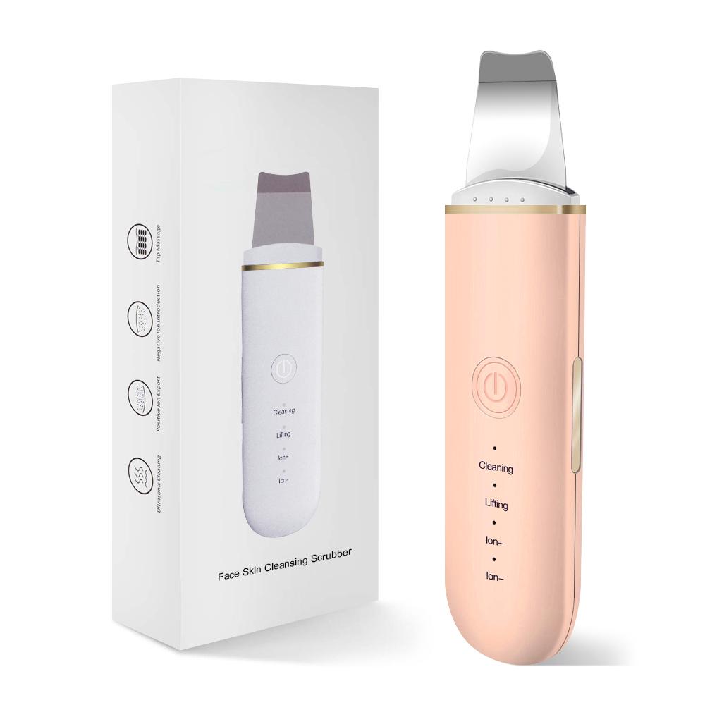 KKS Beauti Produkt Gesichtsstraffung Peeling Schallschaufel Mitesserentferner Vibration Elektrisch Ultraschall Gesichtshautreiniger Spatel
